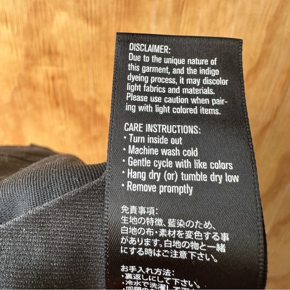 3x1 Black Denim Waxed Shiny Skinny Overalls - Picture 14 of 16